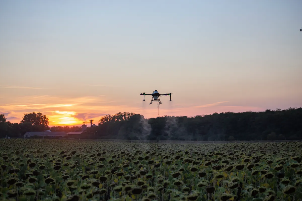 drony v polnohospodarstve