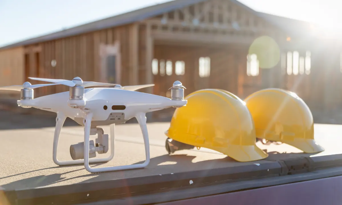 drony v stavebnictve